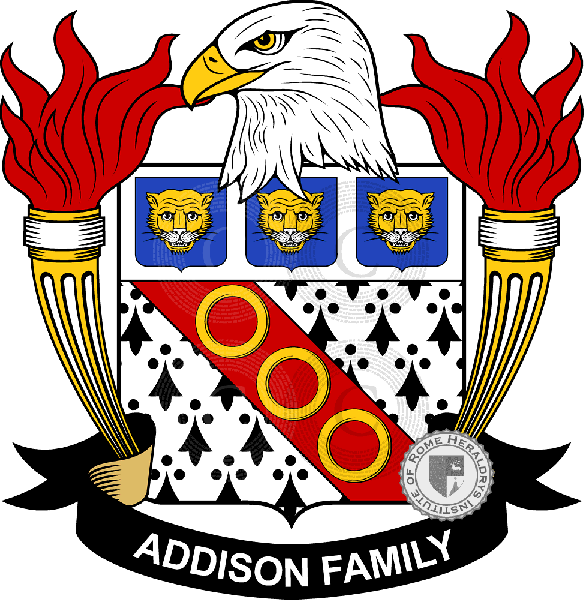 Wappen der Familie Addison   ref: 38907