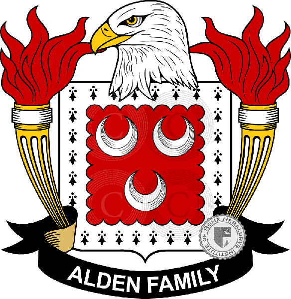 Coat of arms of family Alden