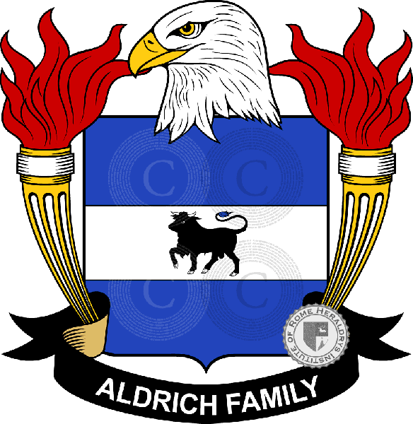 Coat of arms of family Aldrich