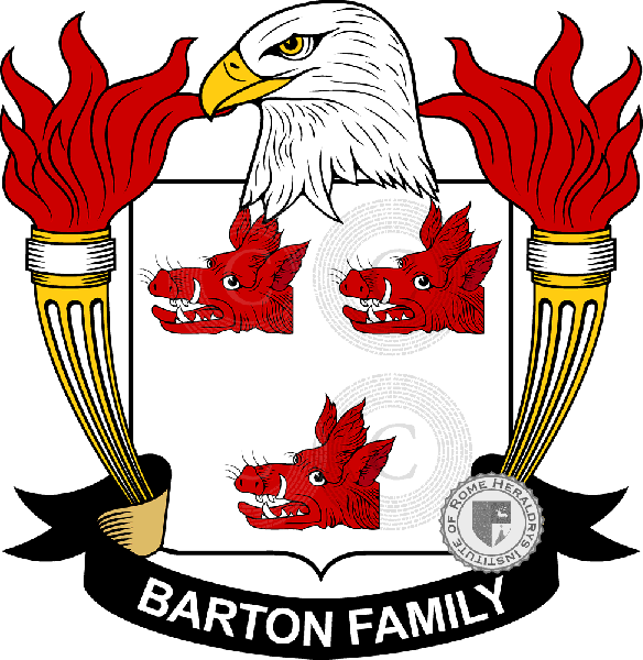 Coat of arms of family Barton