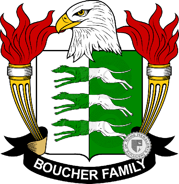 Escudo de la familia Boucher
