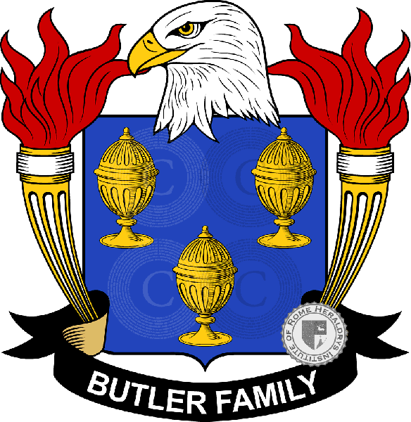 Coat of arms of family Butler