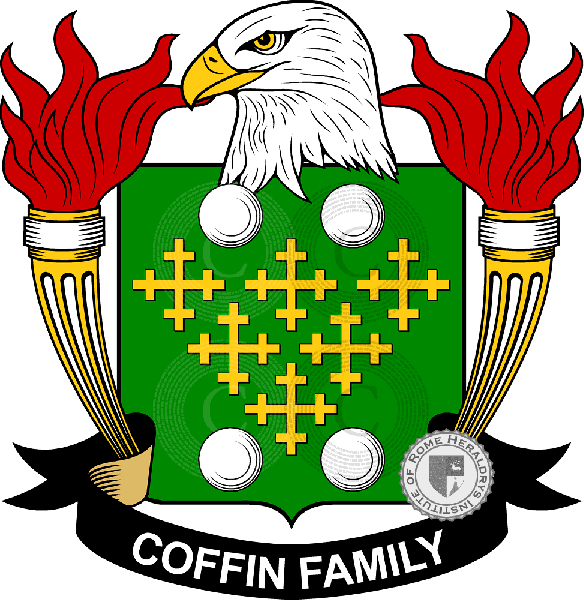 Brasão da família Coffin