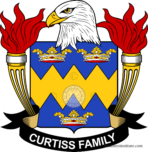 Escudo de la familia Curtiss   ref: 39250