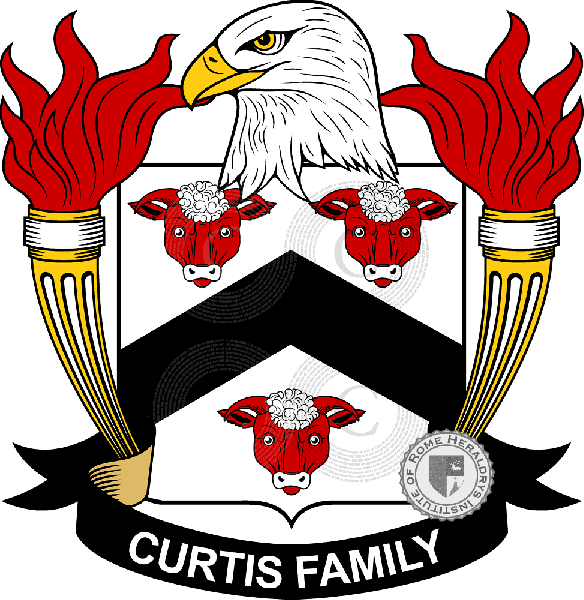 Brasão da família Curtis