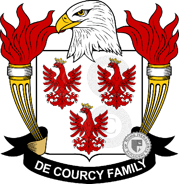 Brasão da família De Courcy