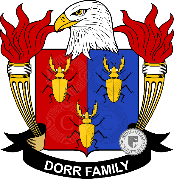Coat of arms of family Dorr