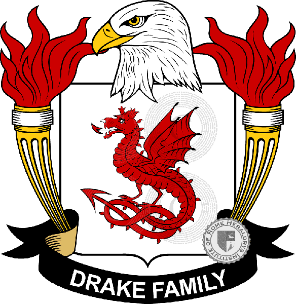Brasão da família Drake