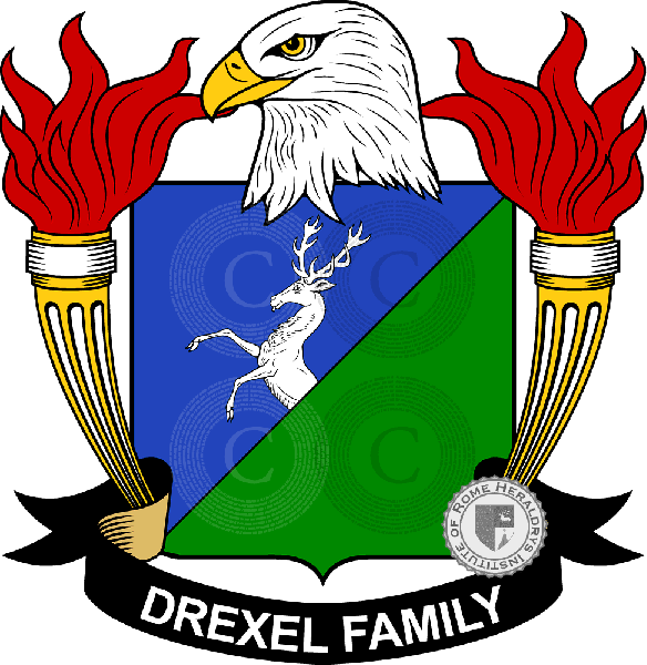 Brasão da família Drexel   ref: 39318