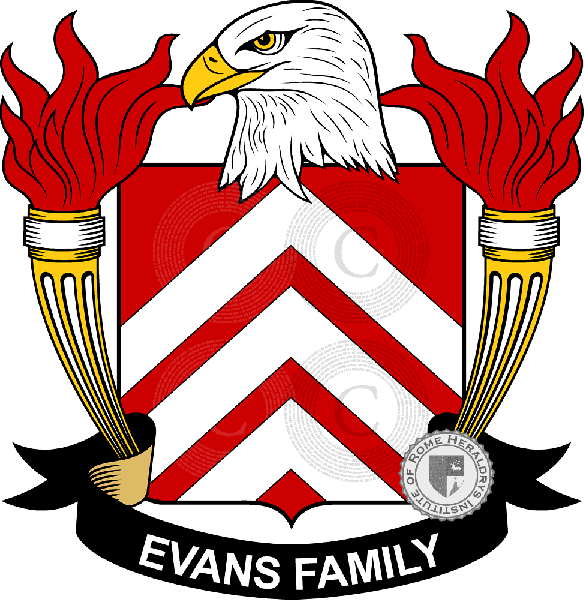 Wappen der Familie Evans