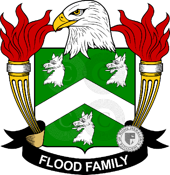 Escudo de la familia Flood