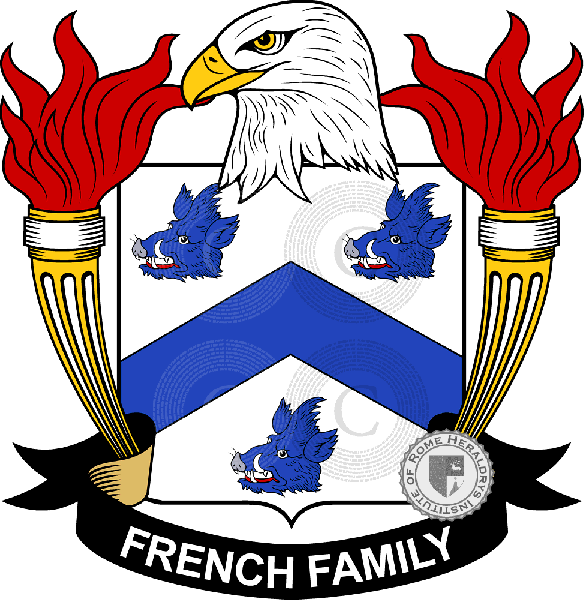 Brasão da família French