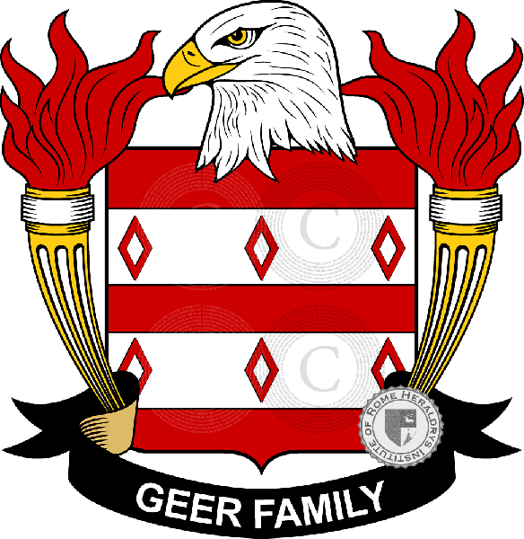 Stemma della famiglia Geer   ref: 39448