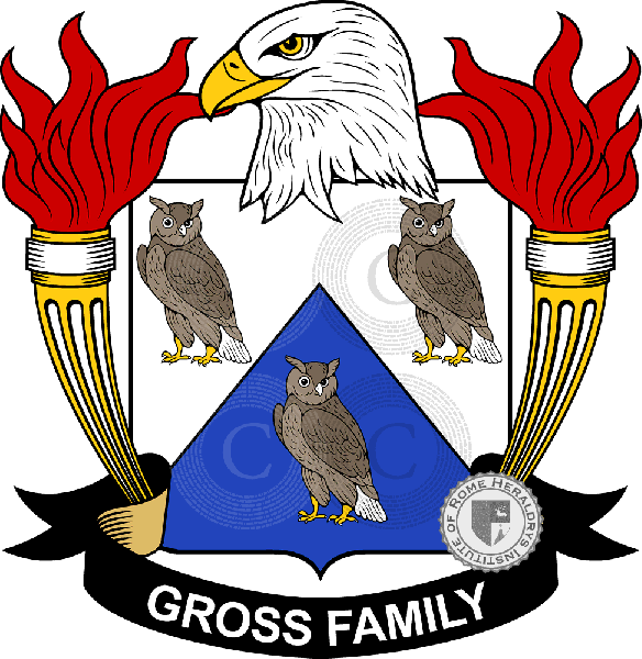 Brasão da família Gross   ref: 39498