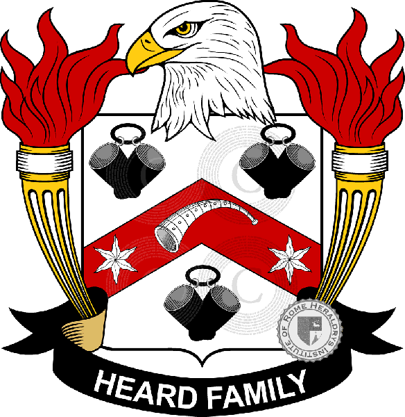 Wappen der Familie Heard   ref: 39549
