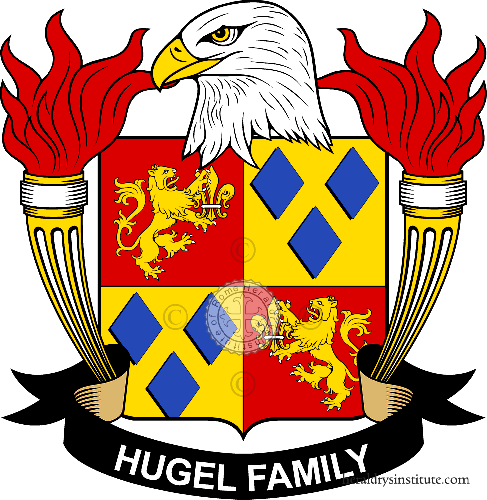 Escudo de la familia Hugel   ref: 39619