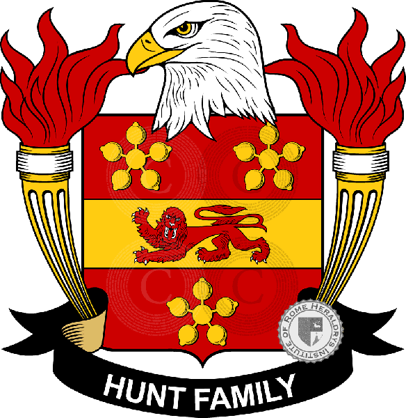 Escudo de la familia Hunt