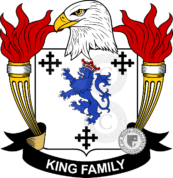 Brasão da família King