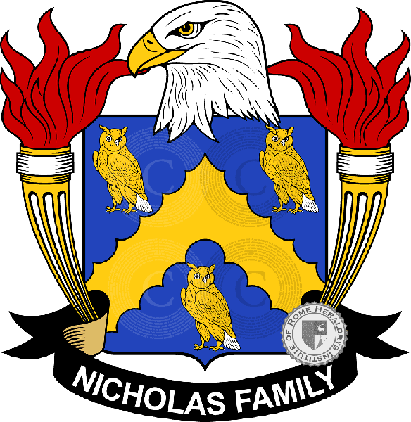 Wappen der Familie Nicholas