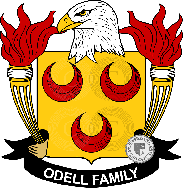 Coat of arms of family Odell