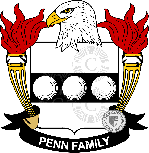 Coat of arms of family Penn