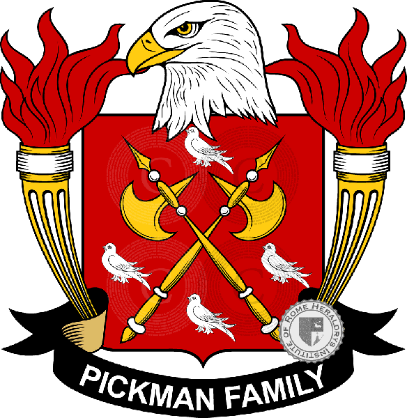Coat of arms of family Pickman