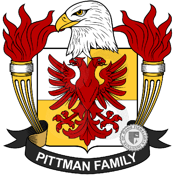 Brasão da família Pitman, Pittman