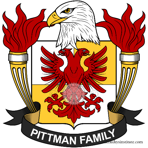 Escudo de la familia Pitman, Pittman