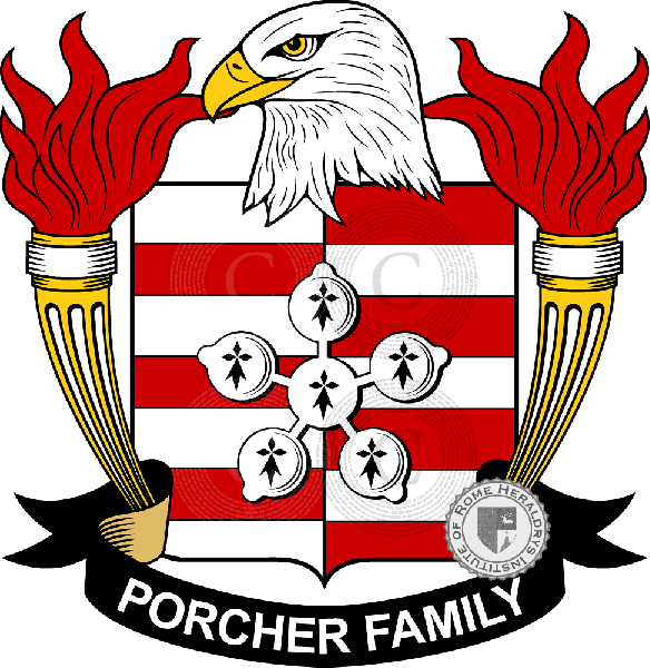 Coat of arms of family Porcher