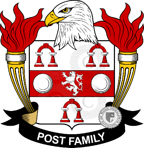 Wappen der Familie Post   ref: 40015