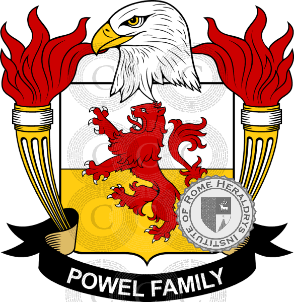 Coat of arms of family Powel