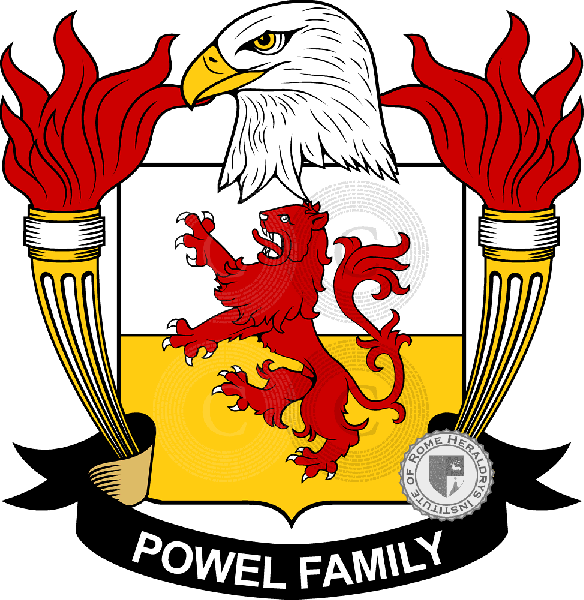 Coat of arms of family Powel
