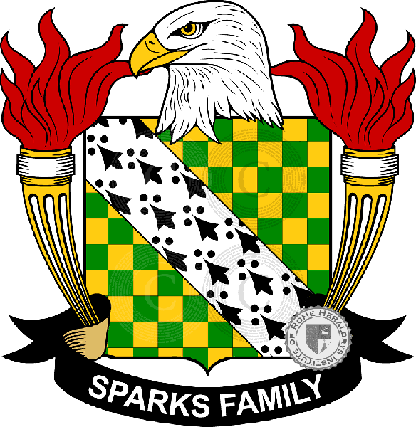 Coat of arms of family Sparks