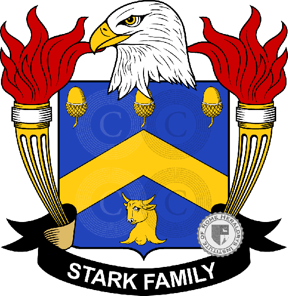 Coat of arms of family Stark