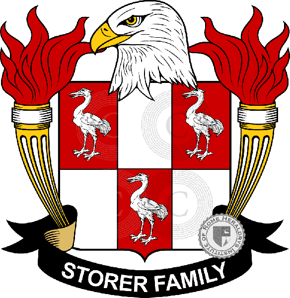 Coat of arms of family Storer