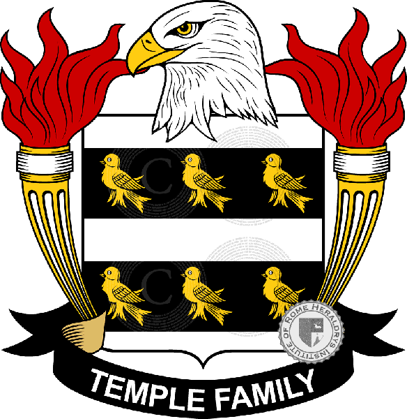Coat of arms of family Temple