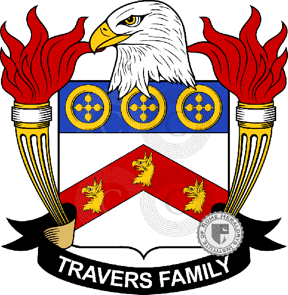 Coat of arms of family Travers