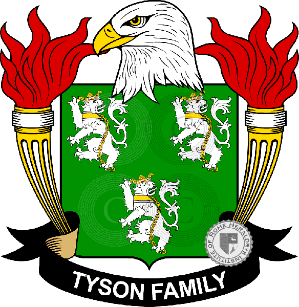 Coat of arms of family Tyson