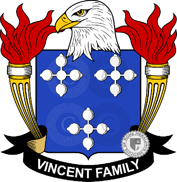 Stemma della famiglia Vincent