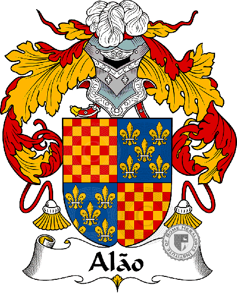 Coat of arms of family Alão