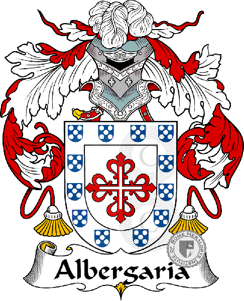 Coat of arms of family Albergaria