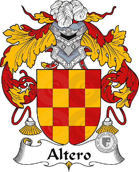 Coat of arms of family Altero