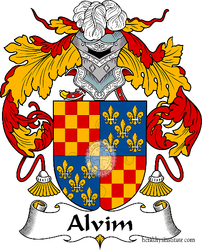 Coat of arms of family Alvim