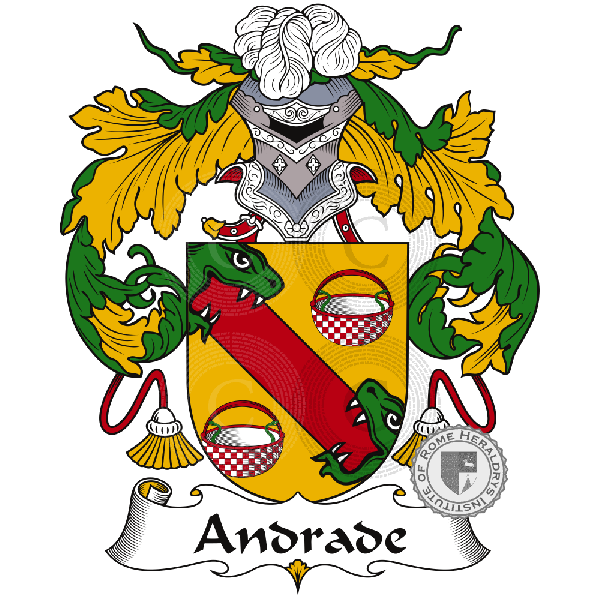 Wappen der Familie Andrade   ref: 40491