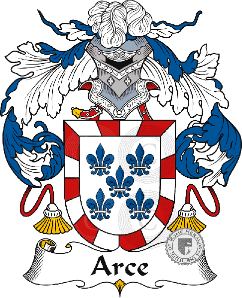 Escudo de la familia Arce   ref: 40499