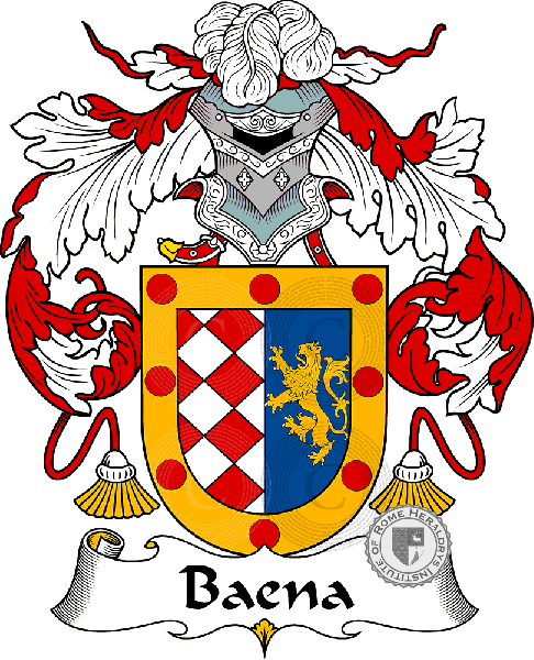 Wappen der Familie Baena   ref: 40515