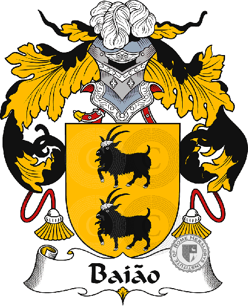 Coat of arms of family Baiao