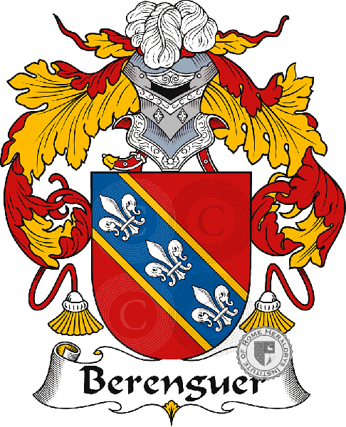Wappen der Familie Berenguer   ref: 40549