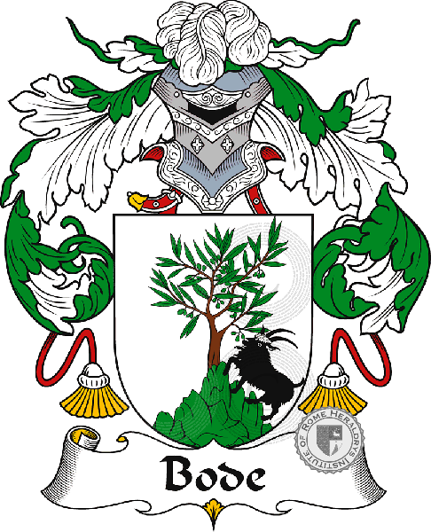 Coat of arms of family Bode