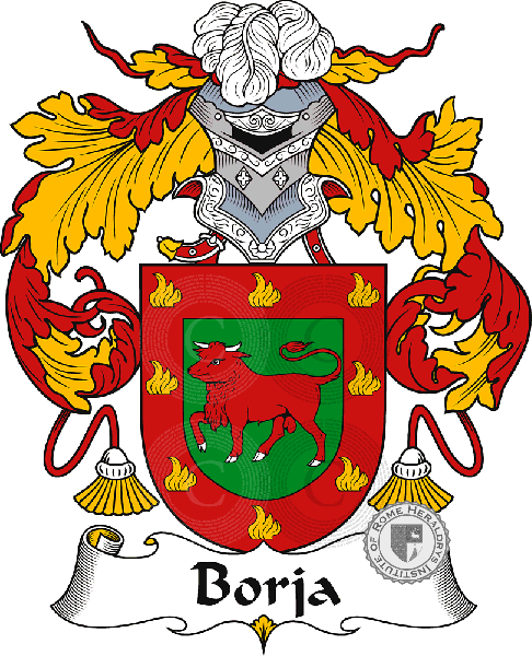 Coat of arms of family Borja